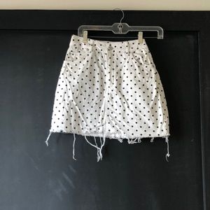 Polka dot skirt
